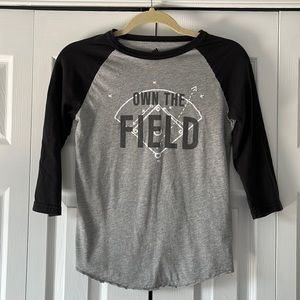 Boys Adidas Baseball Shirt